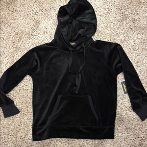Black Velvet Hoodie